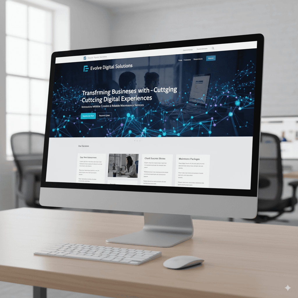 Thumbnail for company website deployment project
